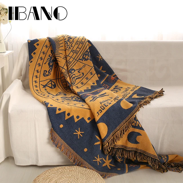 Aliexpress Ibano Cotton Throw Blanket Sofa Cover 180x230cm Ibano Cotton Throw Blanket Sofa Cover 180x230cm Thread With Tel Vintage Home Decorative Beed Sheet