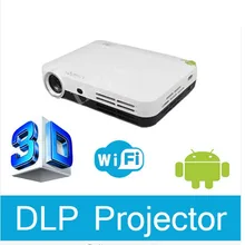 Wifi Wireless Mini DLP Projector/Home Cinema Entertainment for Phones Multimedia Projector