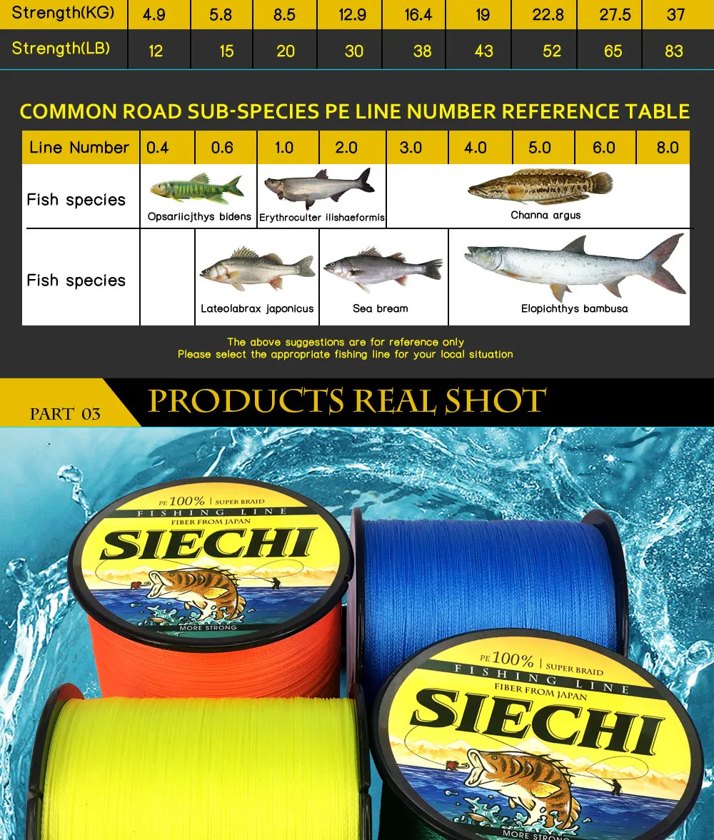 Linha de Pesca Nova Fios Trançado 1000 Metros Multifilament Corda Peche Carpe Fio 12-83lb 2021 4 pe 3 2018 nova linha de pesca 4 fios