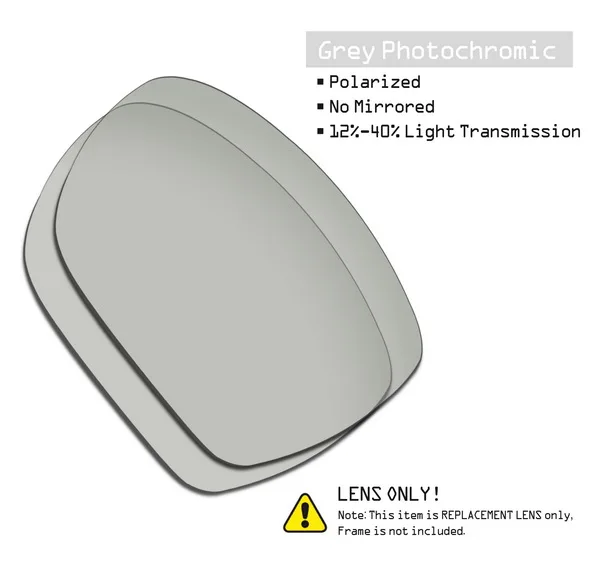 SmartVLT поляризованные Сменные линзы для солнцезащитных очков Оукли-несколько вариантов - Цвет линз: Grey Photochromic