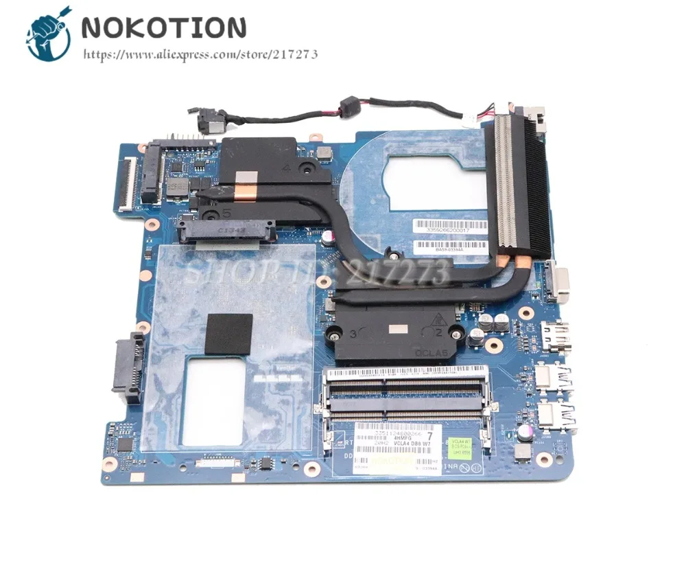 Радиатор NOKOTION для Samsung NP350 NP350V5C 350V5X радиатор охлаждения процессора графического