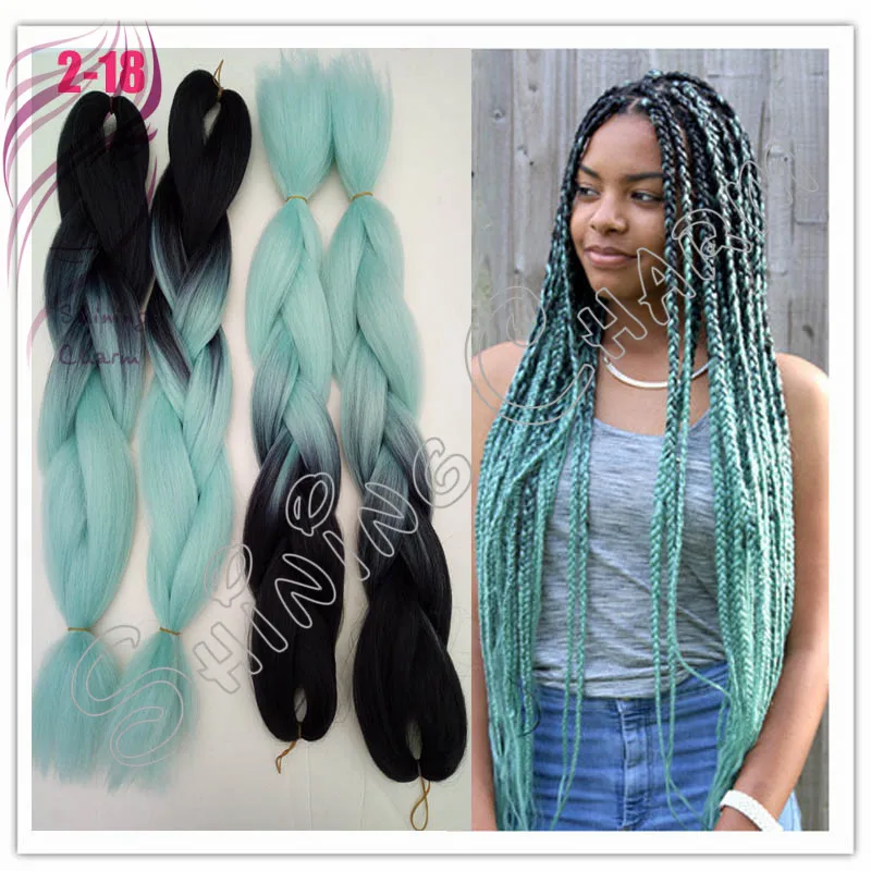 2016 Sale 24 100g Ombre Braiding Crochet Hair For Box Twist