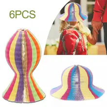6 шт волшебная ваза Кепка разнообразие бумажная шляпа от солнца для мужчин и женщин