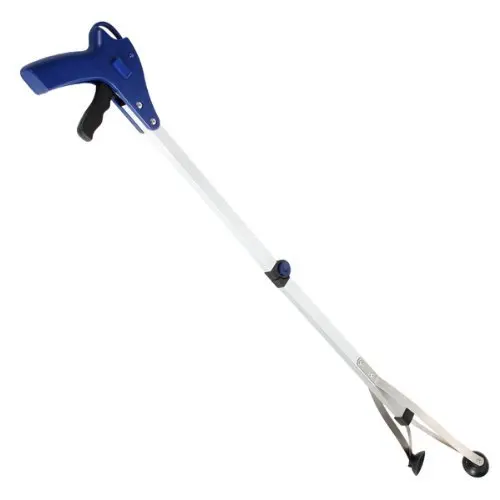 2016 New Foldable Pick Up Reaching Long Arm Gripper Helping Hand Tool Blue huismerk kopen in de aanbieding