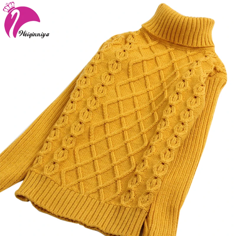 

New Arrival Children Sweater Girls For Winter Turtleneck Warm Girls Children Sweaters Preppy Style Girl Boys Sweaters Clothing