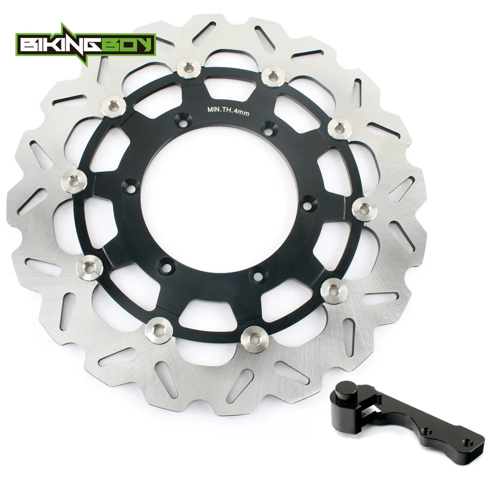 

BIKINGBOY Oversize 320mm Front Disc Disk Rotor Bracket for Suzuki DRZ 400 SM SuperMotard 2005 2006 2007 2008 2009 K5 K6 K7 K8 K9