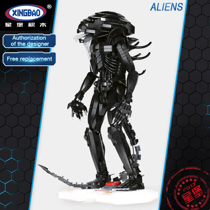 

XingBao 04001 Block 2020Pcs Genuine Creative Movie Series The Alien Robot Set children Educational lepin Building Blocks Bricks