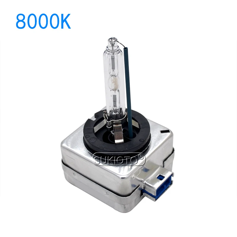 SUKIOTO Car Headlight 55W Xenon D8S HID Bulb 4300K 8000K 5000K 6000K D8S HID Replacement Bulb For 12V 55W Xenon HID Ballast Kit  (5)