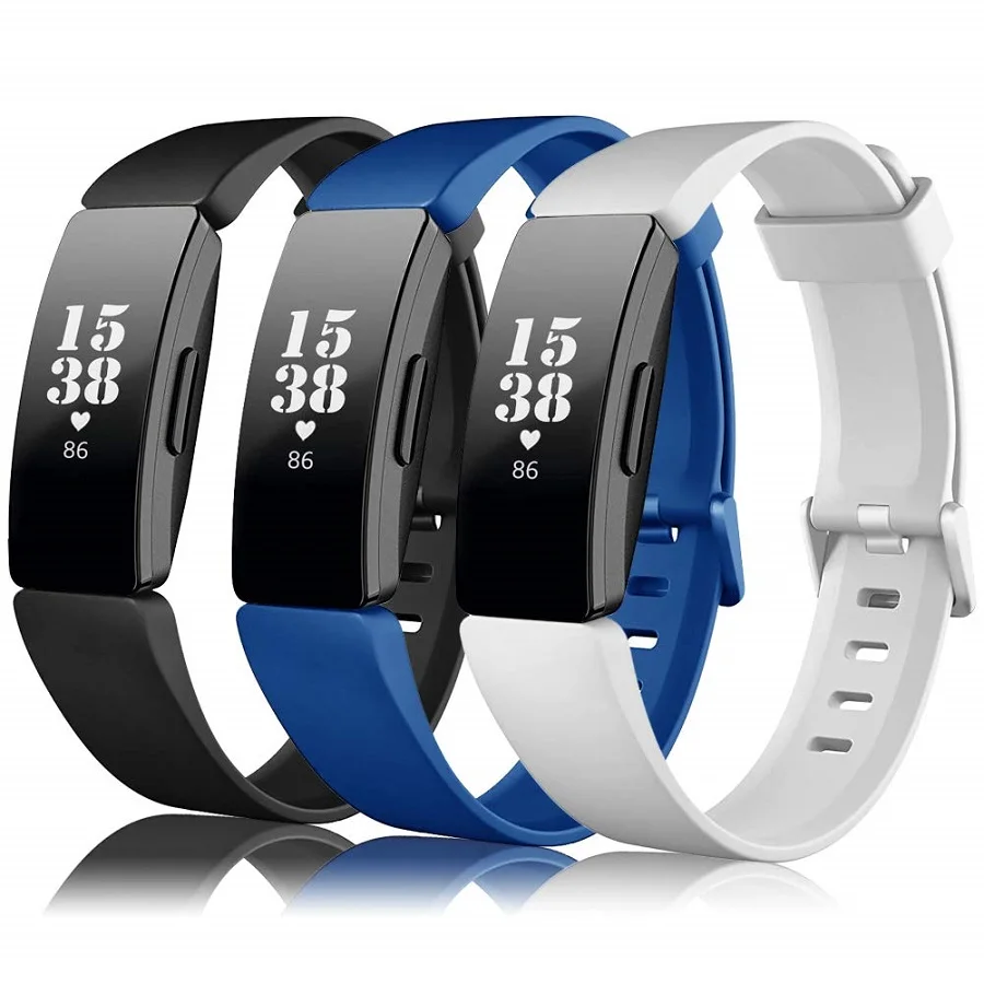 

Soft Silicone Strap Compatible Fitbit Inspire/HR Band Inspire Replacement Accessories Breathable Sport Wristband for Inspire HR
