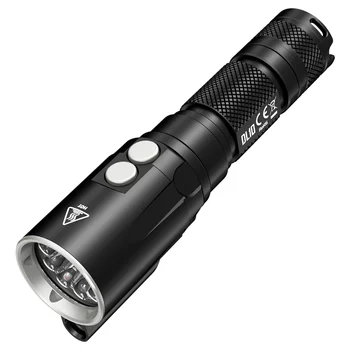 

NITECORE DL10 CREE XP-L HI V3 LED MAX. 1000LM beam distance 223m waterproof 30m dual-light source diving light underwater torch