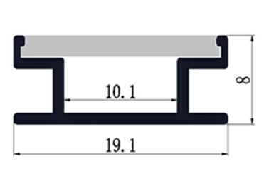 10 шт. 1 м длина Алюминиевая СВЕТОДИОДНАЯ лента профиль Светодиодная лента в алюминиевом канале корпус LA-LP11B для 10 мм ширина Светодиодная лента