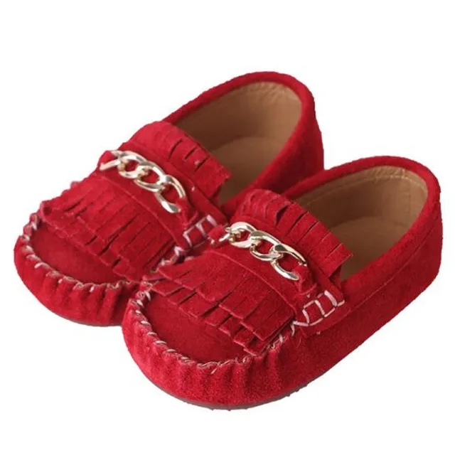 New Baby Loafers Toddler Flats Breathable Genuine Leather Children Tassel Casual Boys Shoes