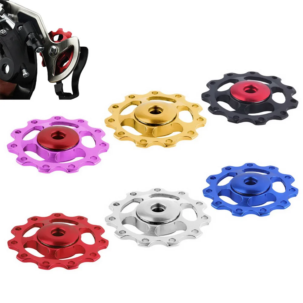 Aluminum 11Tooth MTB Ceramic Bearing Jockey Wheel Pulley Road Bicycle Bike Rear Derailleur