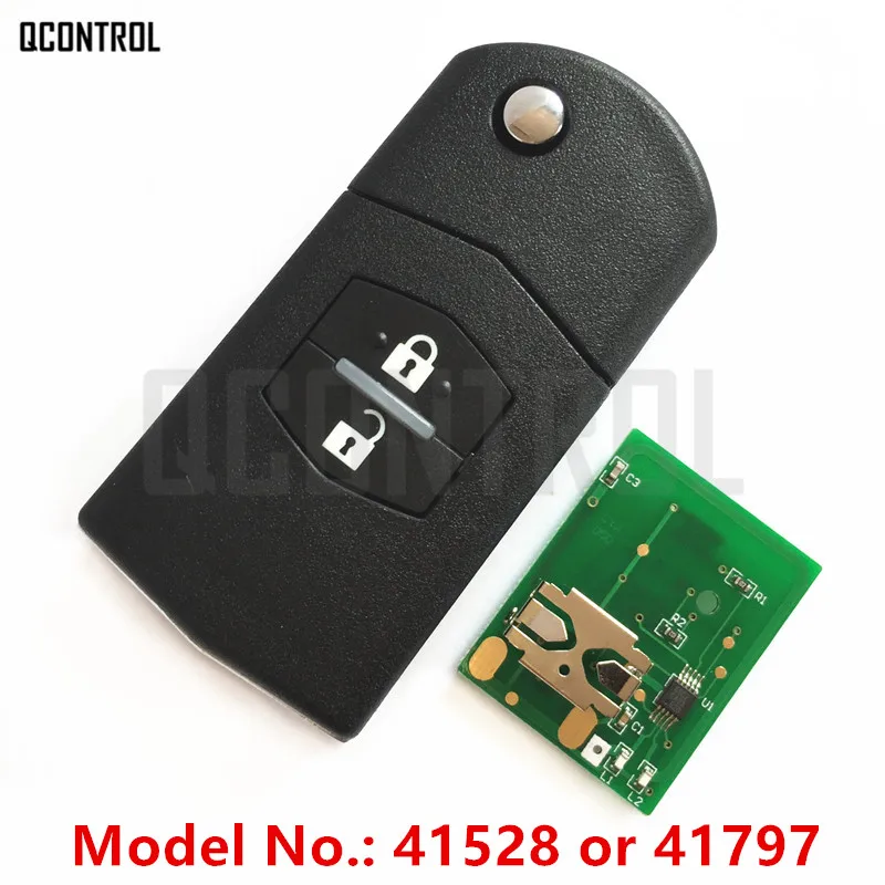 

QCONTROL Car Remote Key DIY for MAZDA 41528 or 41797 for M2 Demio M3 Axela M5 Premacy M6 Atenza 315MHz with Uncut Blade