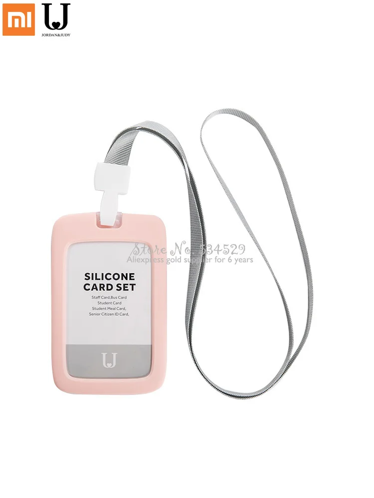 

smart home xiaomiSmart Home Xiaomi Modern Simplicity Silicone ID Credit Card Holder Cover Bus Bank Bag With Rope Easy To Clean
