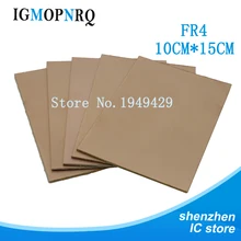5 pièces FR4 PCB simple face cuivre plaqué plaque bricolage PCB Kit stratifié Circuit imprimé 10x15cm livraison gratuite(China)