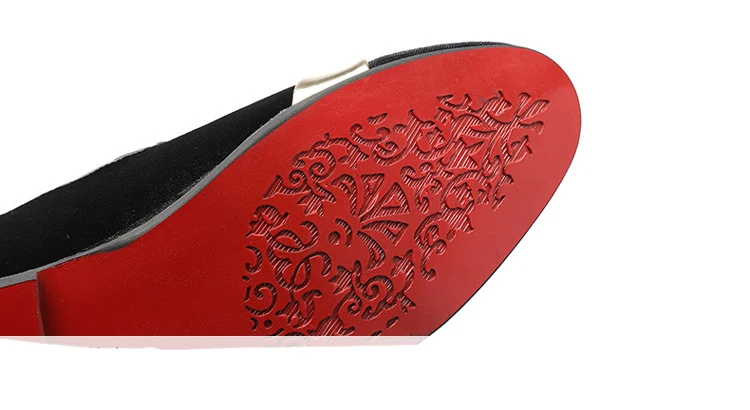 M-anxiu Модные мужские кожаные туфли без застежки, украшенные металлической подвеской новые осенние мужские вечерние туфли для вождения Большие размеры 37-48
