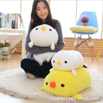

40cm Chicken pillow soft plush toy chick doll Animal pillow Soothing sleep pillow
