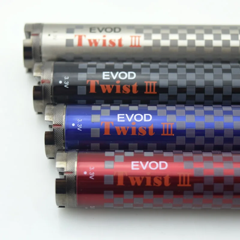 SUB TWO EVOD Twist 3 Батарея III регулируемое напряжение в 4 8 Vs Evod II USB проходной через
