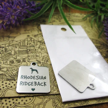 

20pcs--"Rhodesian Ridgeback"stainless steel charms more style for choosing DIY Charms pendants for necklace