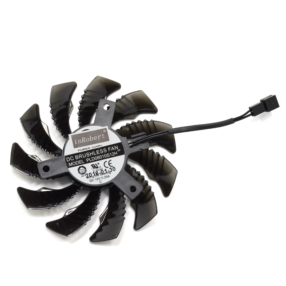 para Gigabyte Gtx 970 Windforce g1 Substituição da Placa Gráfica Cpu Fãs Intel-coolerpld08010s12h 75 mm ou 3pin - Imagem 2