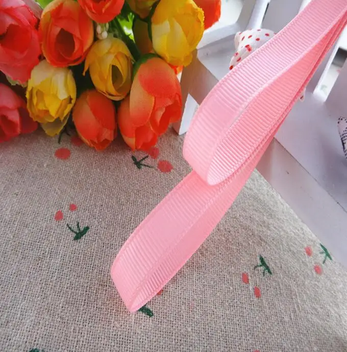 3/" 10 мм 10 ярдов сплошной цвет корсажные ленты Подарочная упаковка DIY материалы ручной работы YM18010106 - Цвет: 150