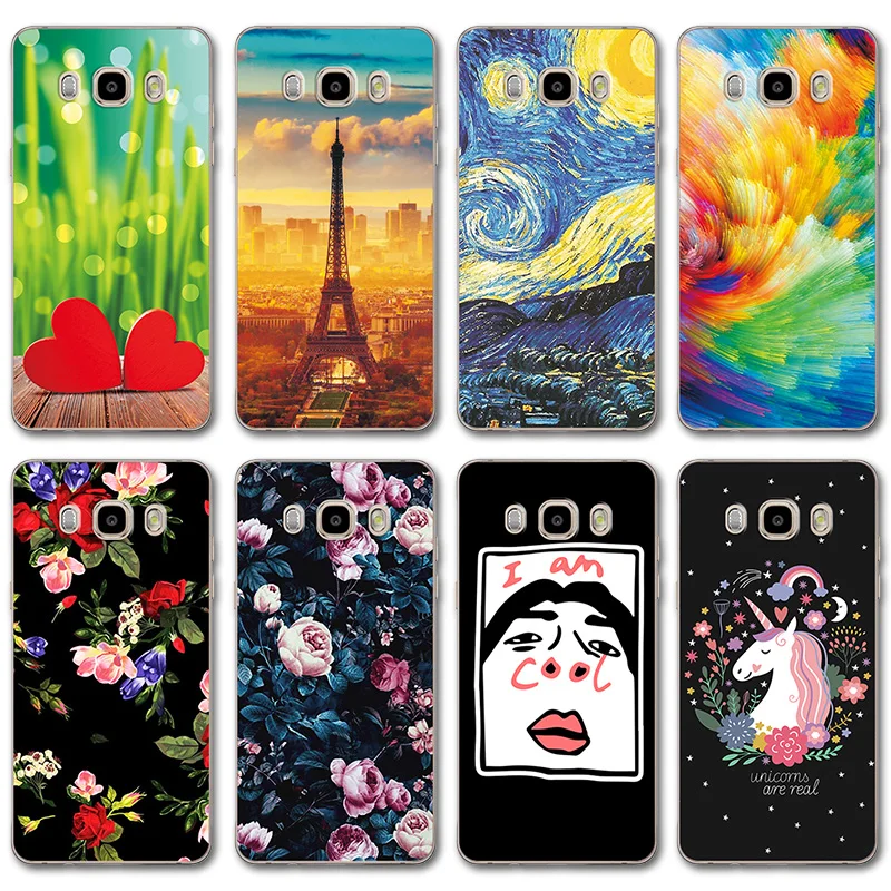 

For Samsung Galaxy J5 J7 2016 Phone Case Cover Bumper For Samsung J5 J7 2017 Novelty Candy Color Green Leaf TPU Case J1 2016