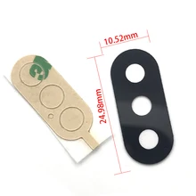 Новая совместимая задняя камера стеклянная крышка объектива для Xiaomi mi A2 Lite/Red mi 6 Pro с клейкой заменой