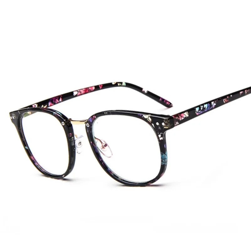 Спортивные очки, очки для близорукости, удобные противоскользящие очки, декоративная оправа, Oculos De Grau, женские очки - Цвет оправы: FLOWER
