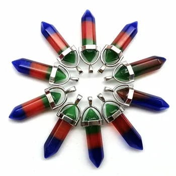 

(10 pieces/lot) Wholesale colorful Cat Eye Pendulum pendant bead yl062503