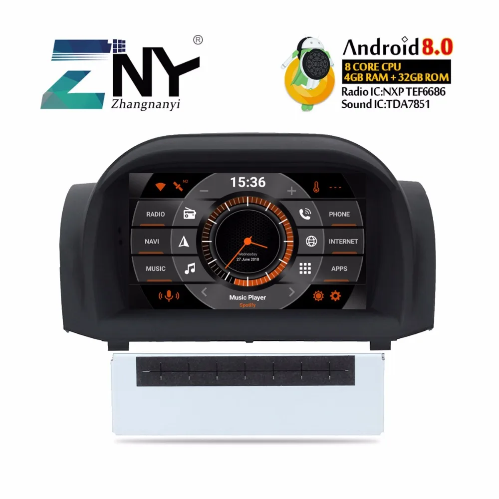 

Android 8.0 Car DVD Stereo 7" IPS Auto Radio For Ford Fiesta 2013-2017 Multimedia FM GPS Navigation 4+32 GB Headunit Gift Camera