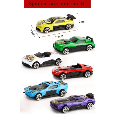15 Styles 6pcs/set Die Cast Metal Toy Vehicle Model Vehicle Tractor Military Agricultural Vehicle Batman Mini Ollie Building Toy - Цвет: style-2