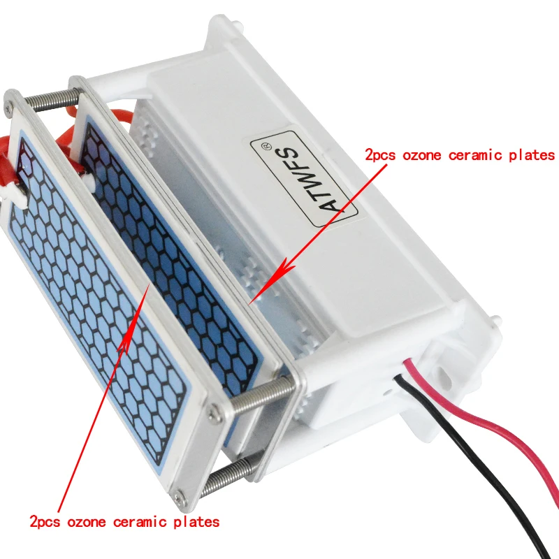 ATWFS генератор озона 220 В 20 г Ozono комнатный Сделай Сам очиститель воздуха домашний освежитель воздуха 4 листа Ozonio пластины стерилизация дезодорирование