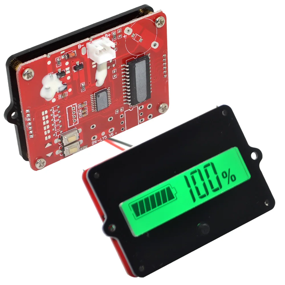 

12V BW-LY5 Lead-acid Lithium ion Battery Capacity Display Module Battery Electricity tester Free shipping 12000763