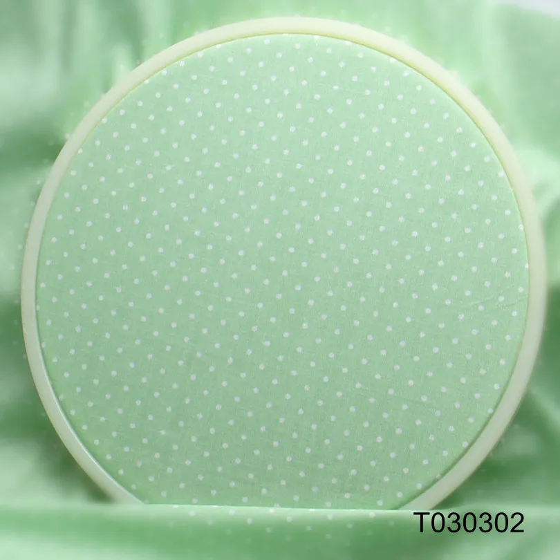 Green Small Dot Pattern Cotton for Patchwork fabrics Cloth Hometextile by Meter sew Baby Dolls Quilting Tissue T030302 1x1.6m | Дом и сад