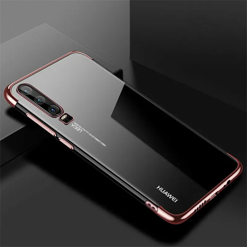 pink ТПУ защитный чехол для huawei Honor 8S 8X 8C 8A Y7 Y6 Y5 мягкий чехол для P20 Pro lite Nova 3 3i чехол для сотового телефона защитный чехол - Цвет: pink