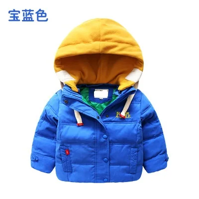 Модная теплая зимняя одежда, куртка детская одежда, ветровки, разноцветные куртки, повседневное детское плотное теплое пальто с капюшоном, От 3 до 8 лет
