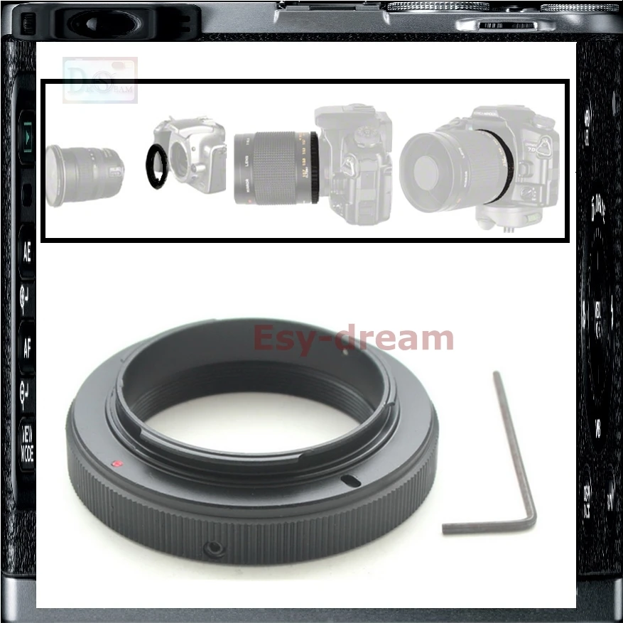T2 T Mount Adapter Lens Ring For Nikon DSLR Camera D7000 D5300
