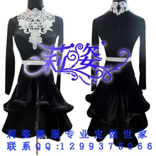 Латинское танцевальное платье девушка или Леди Горячая латинское танцевальное платье соревнование современный танец платье