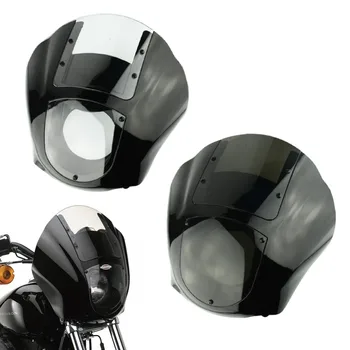 

Smoke Clear Windshield ABS Quarter Fairing Kit For Harley Sportster 1988-later 883 1200 86-94 FXR 95-05 Dyna Fat Bob Super Glide