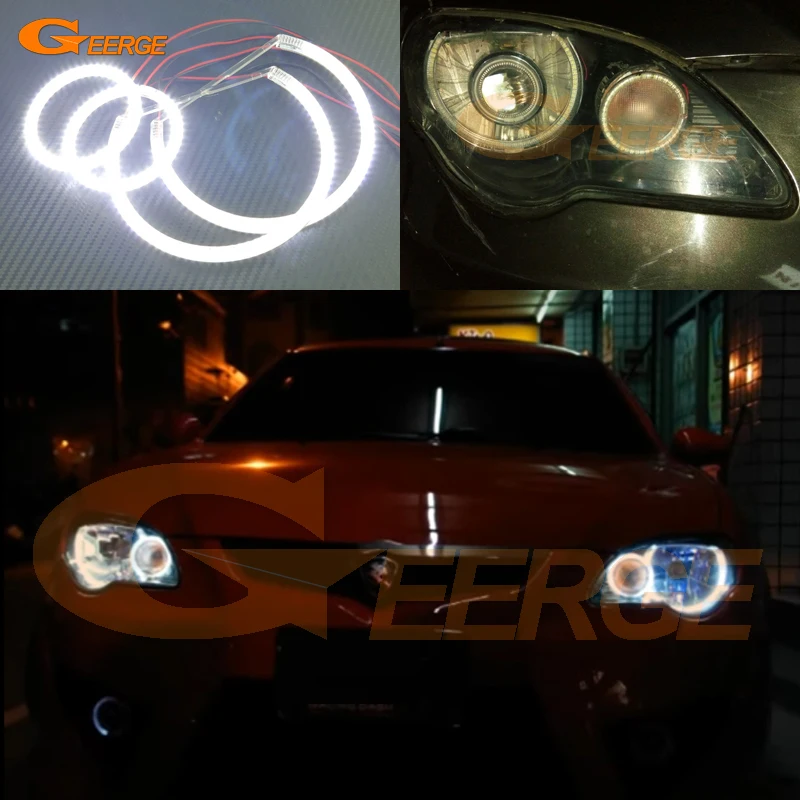 

For Proton Gen-2 Gen2 2004-2013 Excellent Angel Eyes Ultra bright illumination smd led Angel Eyes Halo Ring kit