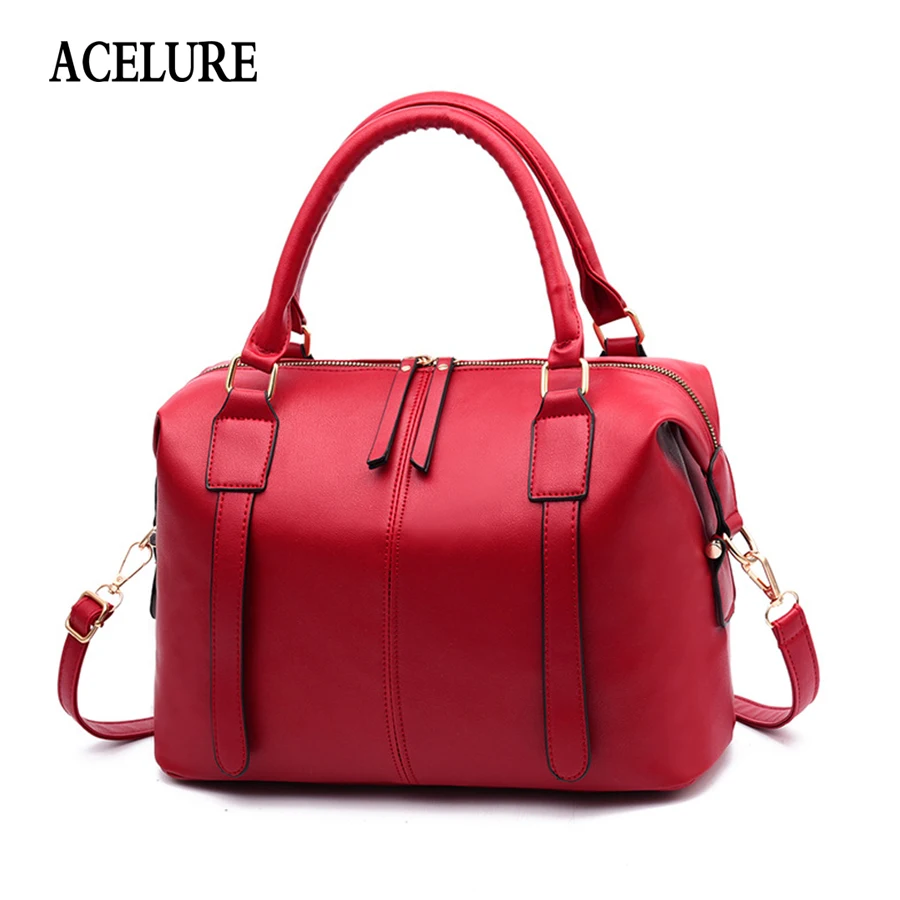 

ACELURE NEW satchels Women handbag Top-handle bags for wommen PU Leather Messenger Bag Luxury Handbags Women Bags Designer bolsa
