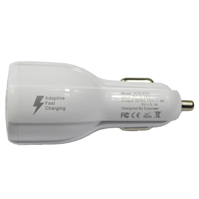 Effelon быстрой зарядки 2.0/3.0 Dual USB Автомобильное Зарядное устройство для iPhone 5/6/для