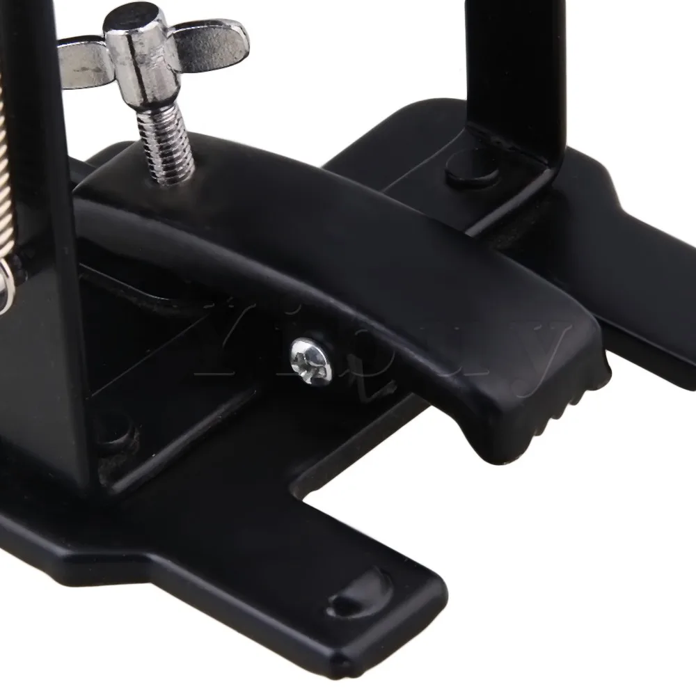 Yibuy Black Shelf drum Pedal and Drumstick for Children Rack Drums Repair Kit 
