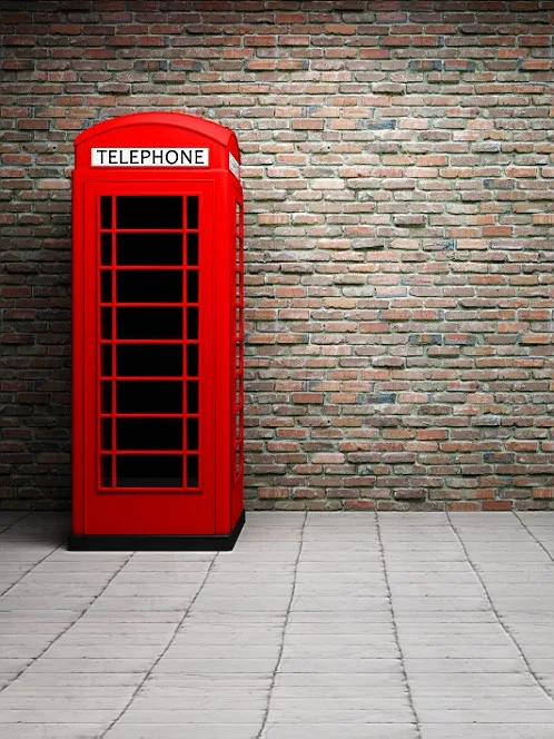 

5Feet*6.5Feet Background Pavilion Telephone Wall Photography Backdropsthick Cloth Photography Backdrop 3317 Lk