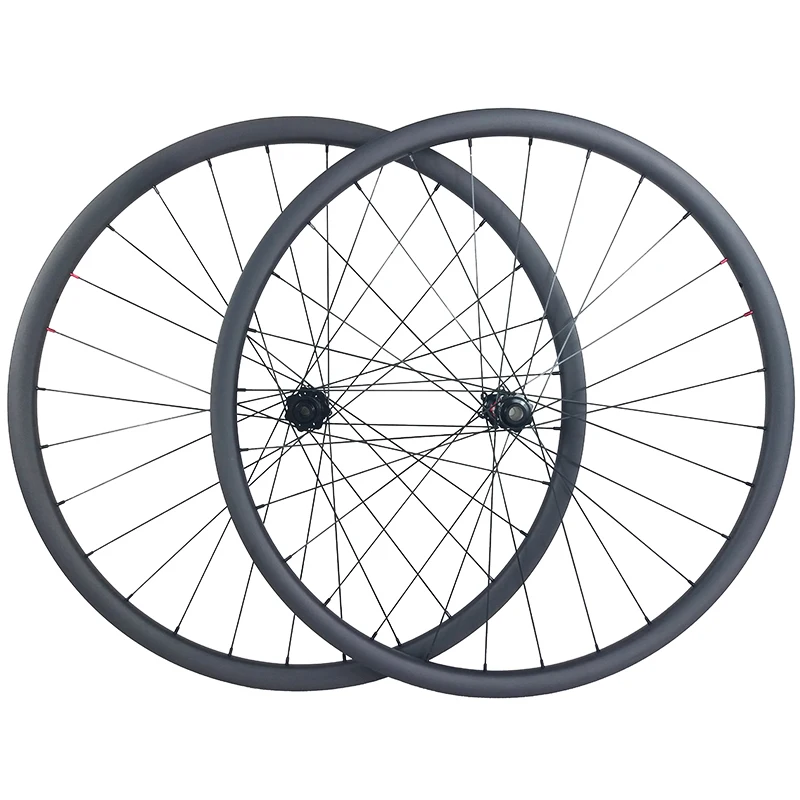 

1190g 29er MTB XC 27mm tubeless 240 straight pull carbon bike clincher wheelset 25mm CX-RAY bicycle wheels 100*15mm 142*12mm