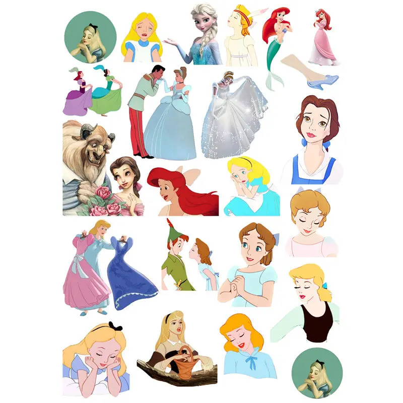 2 pcslot cartoon disney princess mohamm planner diary