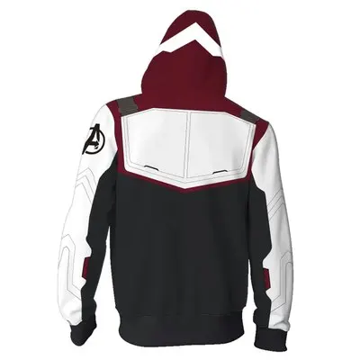 2019 Avengers Endgame Cosplay Quantum Realm Hoodie Costume Zipper Sweatshirt Jacket Avengers Endgame Quantum Hoodies