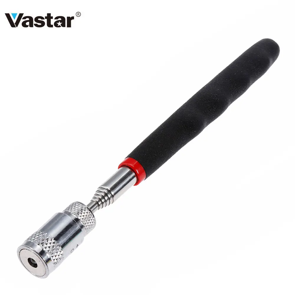 Vastar Telescopic Pick Up Tool Mini LED Tool For Picking Up Screwdriver Nuts And