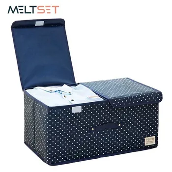 

Oxford Waterproof Folding Storage Box Clothes Sundry Children's Toy Books Underwear Organizer